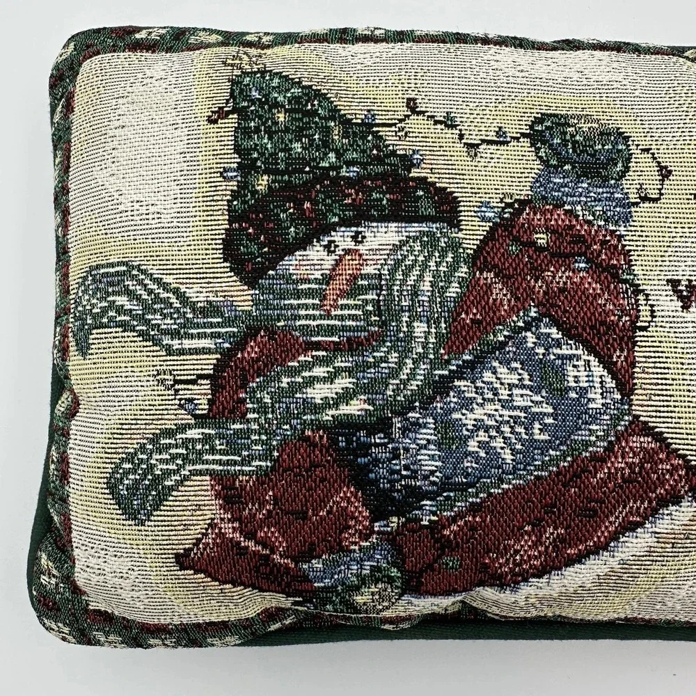 Vicky Howard‎ Christmas Snowman Theme Tapestry Throw Decorative Pillow 12